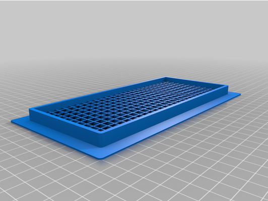 my personalizzato completamente ventilazione griglia 180 x80 by pazzo lino 3d print model - Mito3D
