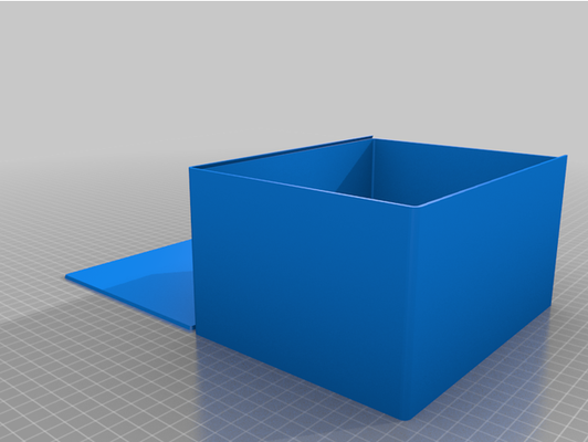 my customized parametric box sliding lid by axicir 3d print model - Mito3D
