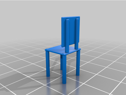 chair modern table by mk4 expert 3d print model - Mito3D