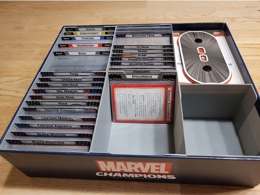 marvel champions insert sleeved cards by frogster78 3d print model - Mito3D