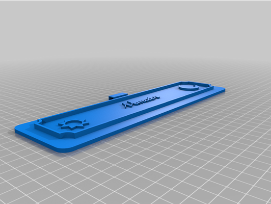 my personalizzato personalizzabile targhetta icone by sii giusto 3d print model - Mito3D