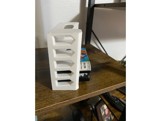 sega stackable cart holder by 3dstuff dan genesis 3d print model - Mito3D