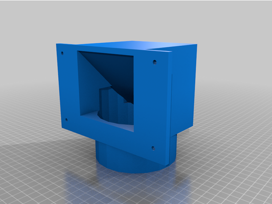 4 zoll entlüften box by metallnull 4inch luft trockner schlauch adapter verbinder 3d print model - Mito3D