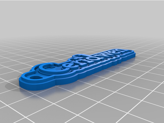 my customized multiline tag or keychain by cnedredd 3d print model - Mito3D