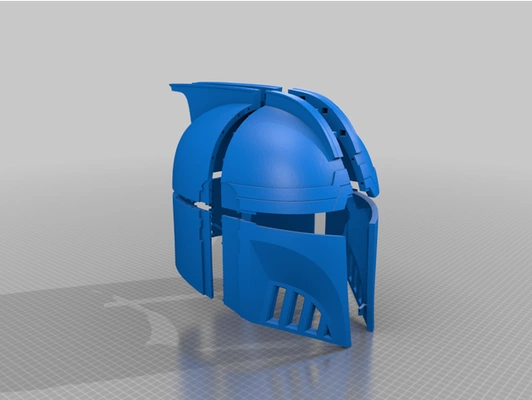mandalorian clone trooper helmet chopped by esteban ct 3d print model - Mito3D