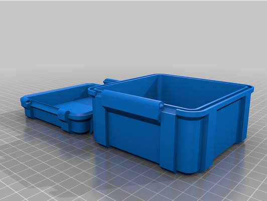 my personalizzato parametrizzabile robusto scatola v2 openscad by fechionti 3d print model - Mito3D