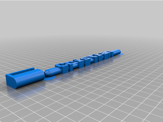 my customized bic word pen by mdavibm 3d print model - Mito3D