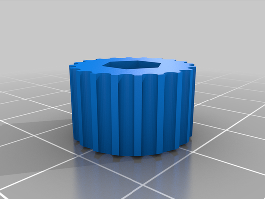 my customized ultimate nut knob generator by kowal1800 3d print model - Mito3D