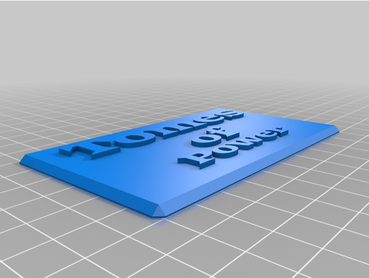 my customized label by goblin king32 3d print model - Mito3D