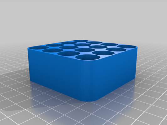 bateria organizador suporte aa 4 x by bosque estelar personalizado 3d print model - Mito3D