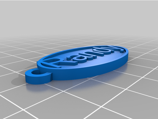 my customized keychain 20 by cornellr 3d print model - Mito3D