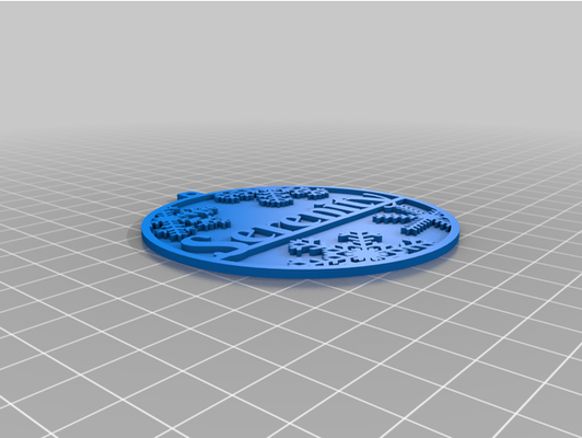 serenity ornament by dolphinlover182 customized 3d print model - Mito3D