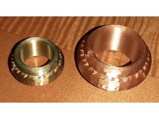 nd zappeln ring by bemerkter diamant spinner hand 3d print model - Mito3D
