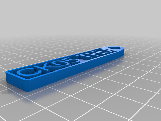 my customized personalised eu uk gb vehicle registration number plate keyring by daniel27lewis 3D print model - Mito3D