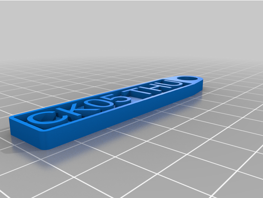 my customized personalised eu uk gb vehicle registration number plate keyring by daniel27lewis 3d print model - Mito3D