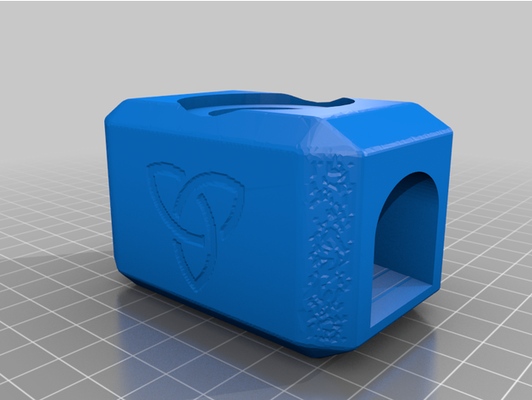 mini mj lnir dice tower d&d - d20 compatible no supports needed by skynetdev big dicetower mjlnir rocks small 3d print model - Mito3D