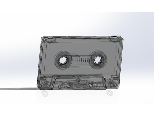 rétro ruban by mars073 cassette 3d print model - Mito3D