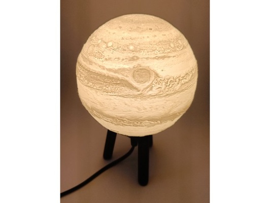 hybrid hängend schreibtisch jupiter lampe by ri0m0 lithophan nasa 3d print model - Mito3D