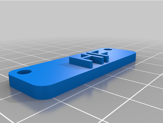 hf etiket by gdean57 özelleştirilmiş 3d print model - Mito3D