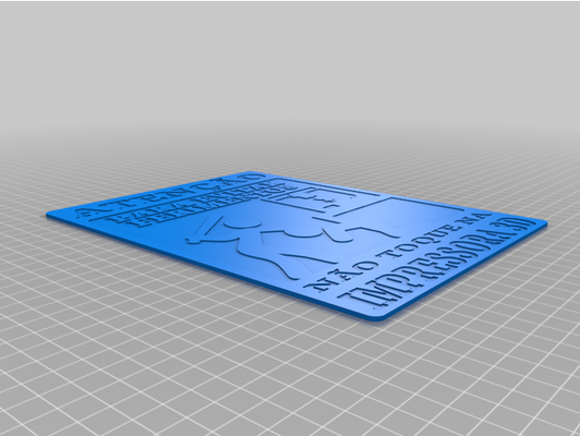 placa n toque impressora 3d by gugamc impressora tocar 3d print model - Mito3D