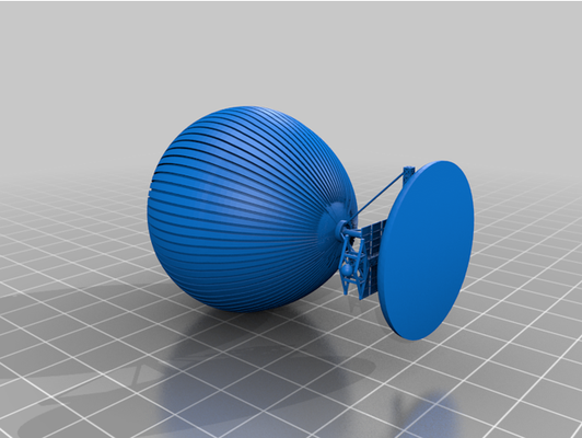 1 72 chinese spy balloon sample by mokanaman air ship weather 3d print model - Mito3D