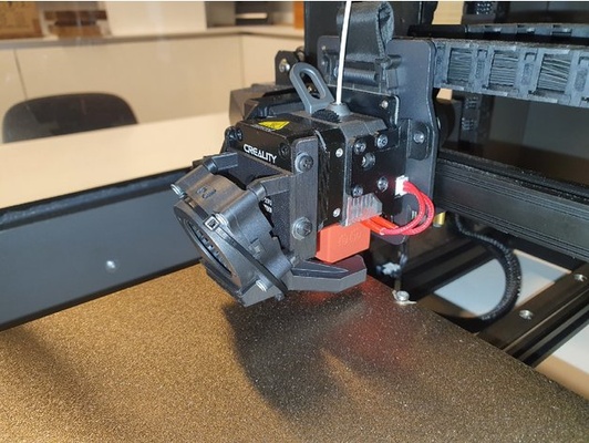 cr m4 aktualisierung e3d vulkan sprite extruder rahmen by mofaheit realität hotend prusa slic3r allesschneider 3d print model - Mito3D