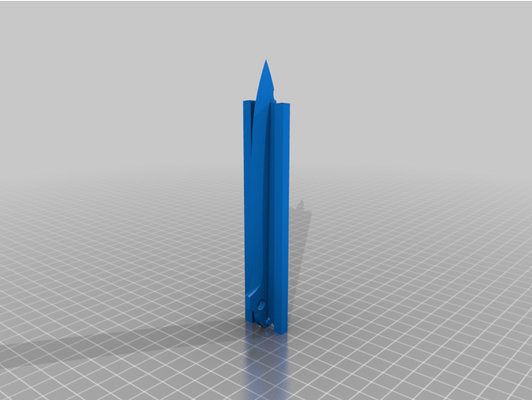 siyah gül bıçak ağzı destekler by dikkat balisong kelebek tf2 casus 3d print model - Mito3D