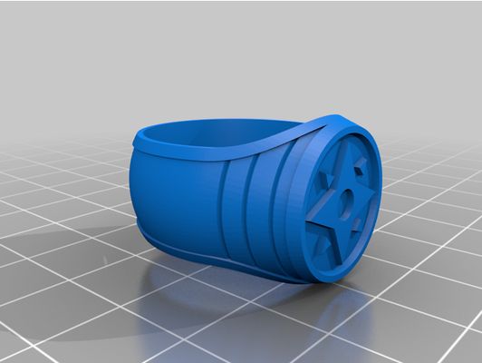 violet lanterne bague by 3d print model - Mito3D