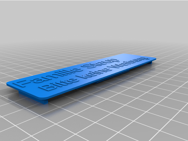 my personnalisé plaque boite lettres by sparky81 3D print model - Mito3D