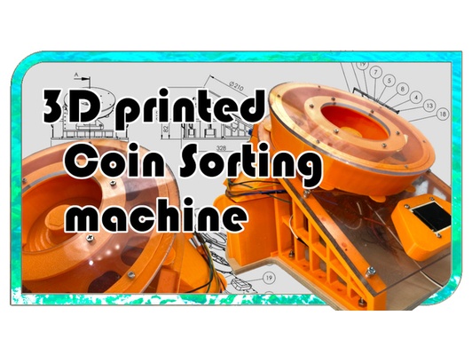 3d stampato moneta selezionatore by disaccordo macchina contamonete monete coinorter dollaro euro mnz maschine mnze mnzzzhl ordinamento 3d print model - Mito3D