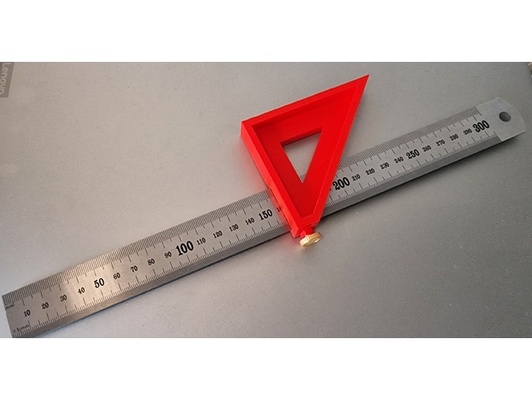 ruler holder 90 - 45 degrees by edsept7 3d print model - Mito3D