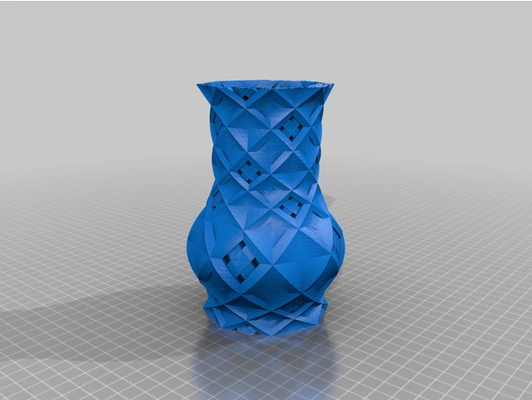 vase by moonztar flower spiral twisted mode 3d print model - Mito3D