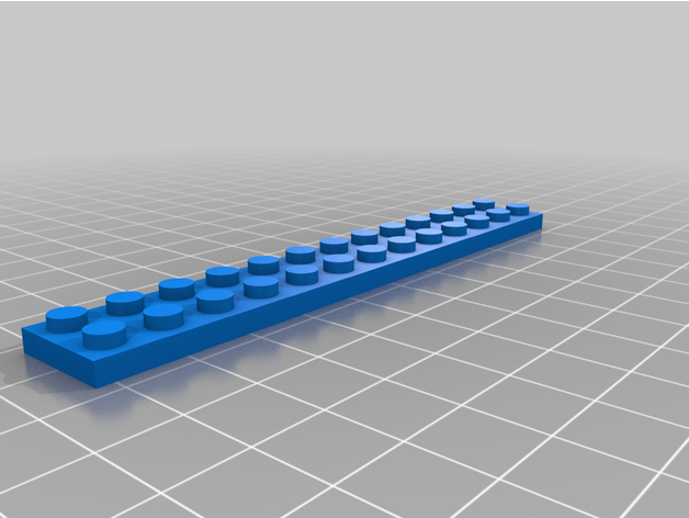 my customized lego compatible text bricks by rednova 3D print model - Mito3D