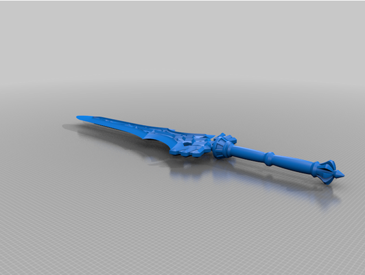 reale claymore pezzo by illuso zelda 3d print model - Mito3D