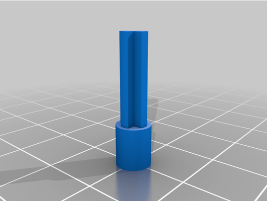 my customized motor to lego technic adapter 2mm shaft by ale3andro 3d print model - Mito3D