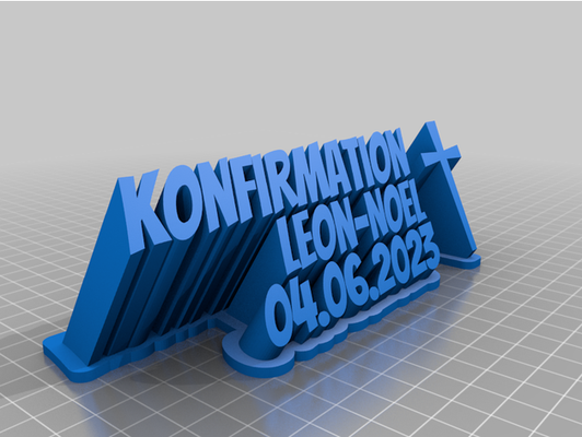 confirmação leon 1 by carry1976 personalizado 3d print model - Mito3D