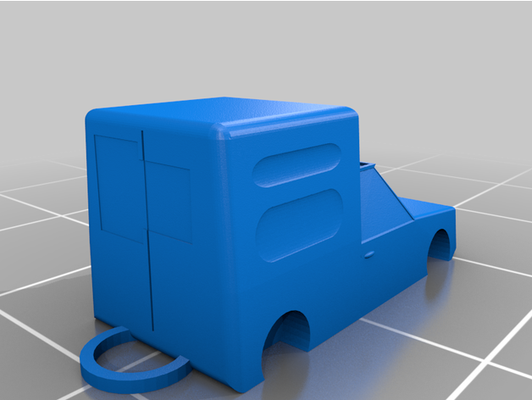 fiat fiorino a metano keychain by giobby66 3d print model - Mito3D