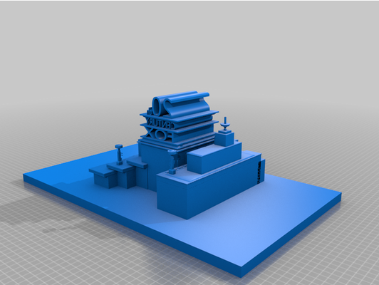 20th secolo volpe intro scenario by giobby66 3d print model - Mito3D