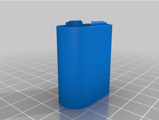 customized battery case 2 aa shearwater perdix by roidanton 3d print model - Mito3D