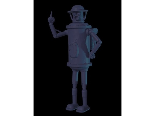 caldera hombre médico by capa estratégica dnd miniatura robot steampunk ttrpg juego guerra 3d print model - Mito3D