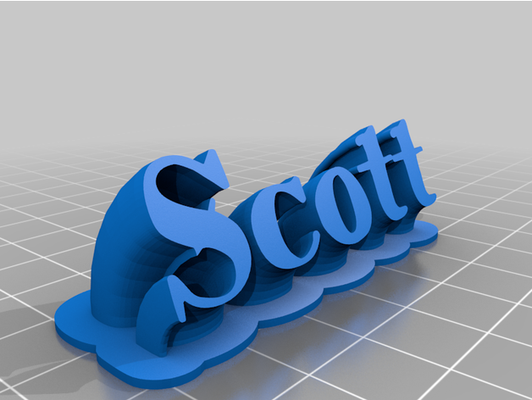 my personalizado barriendo 2 line plato texto by incers09 3d print model - Mito3D