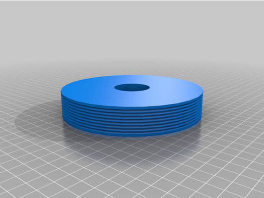 50 dia serpentine polyv j pulley by peterh0mer customized 3d print model - Mito3D