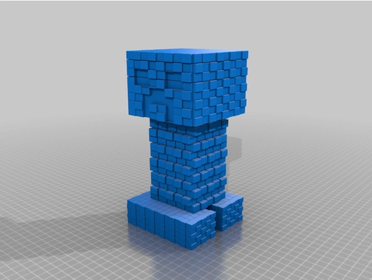 corrompu minecraft léche botte by mont24 sculpture 3d print model - Mito3D