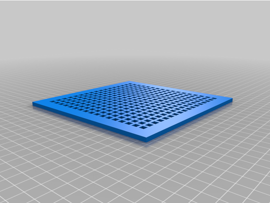 gitter quadrat 153 v1 by filip 3dp angepasst 3d print model - Mito3D