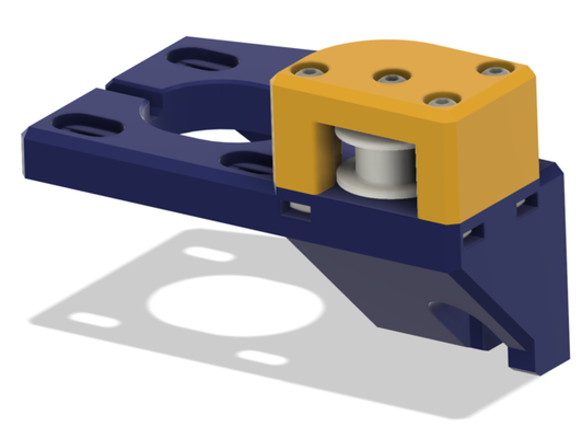 3mm clone fannulloni ipercubo evoluzione xy asse posteriore montato stepper by bulbersated 3d print model - Mito3D