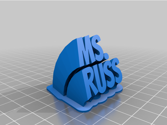 sm russ by lukeblack1 personalizzato 3d print model - Mito3D