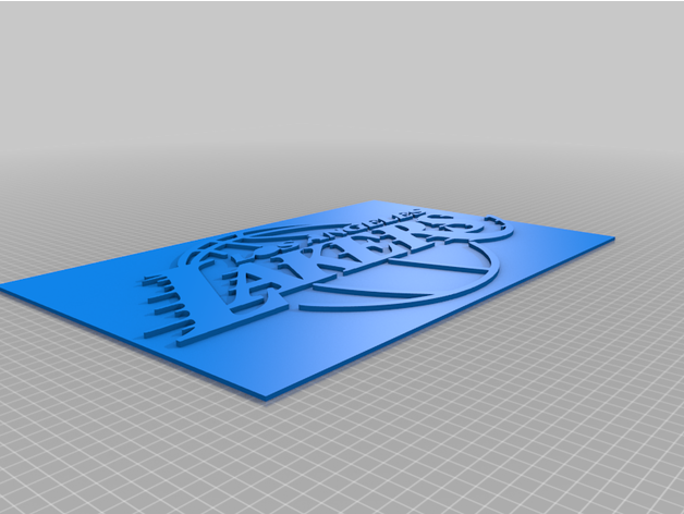 los melekler lakers logo by ispanyol şarabı g 3D print model - Mito3D