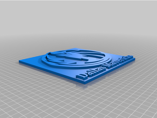 dallas inconformistas logo by jerez g 3d print model - Mito3D