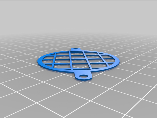 ventilator grill 4 by facumar angepasst 3d print model - Mito3D