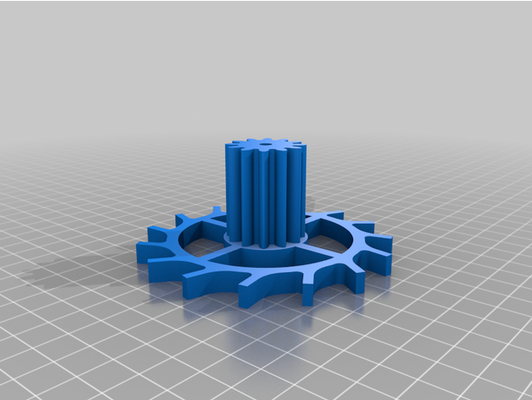 escapar rueda fijo reloj escape escritorio juguete by mulamike 3d print model - Mito3D